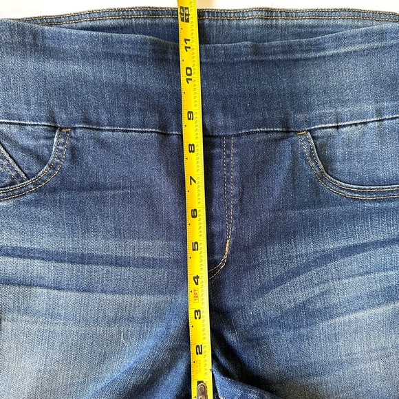 Rock & Republic The Slimming Denim Curve Blue Jeans Womens Legging Sz 14 Midrise - Picture 9 of 10